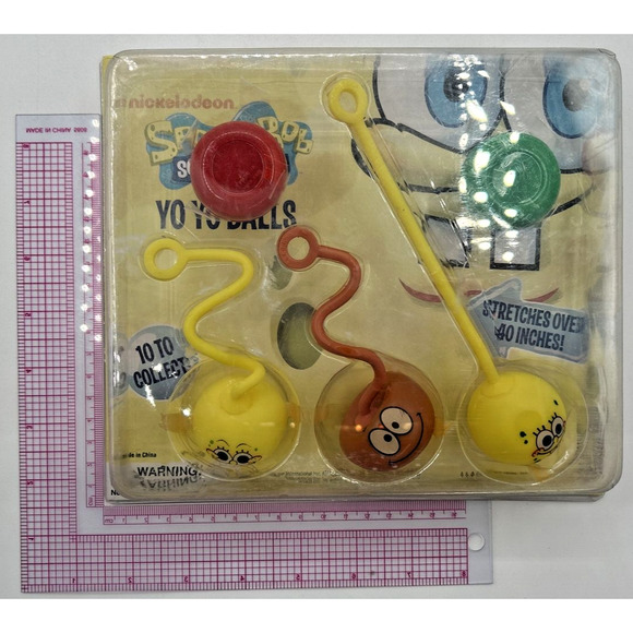 Other - Vintage Vending Display Board Spongebob Yo Yo Balls 0061